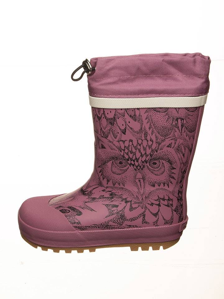 POM POM Kalosze w kolorze jasnoróżowo-czarnym rozmiar: 31