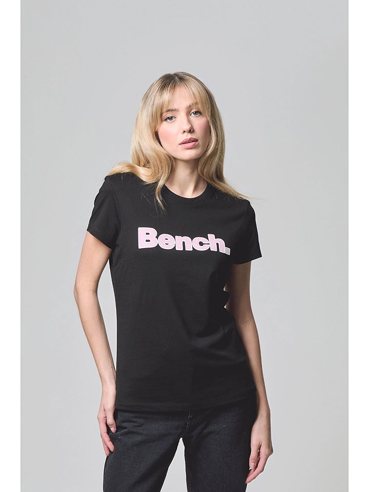 Bench Koszulka "Leora" w kolorze czarnym rozmiar: 40