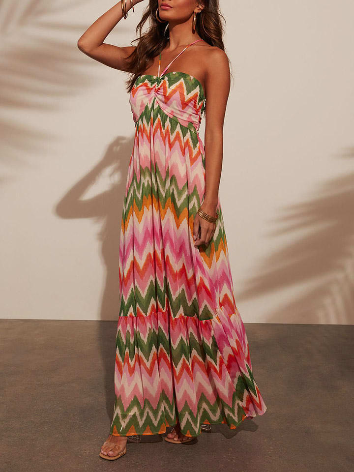 Milan Kiss Sukienka w kolorze jasnoróżowo-zielonym rozmiar: XL