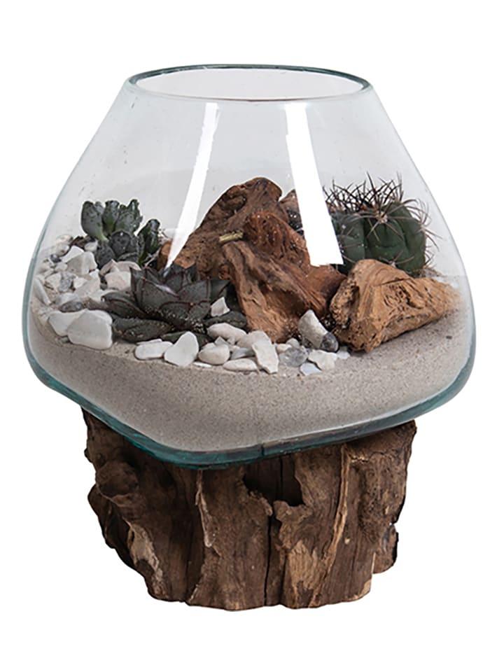 House Nordic Wazon w kolorze brązowym - wys. 20 x Ø 26 cm rozmiar: onesize