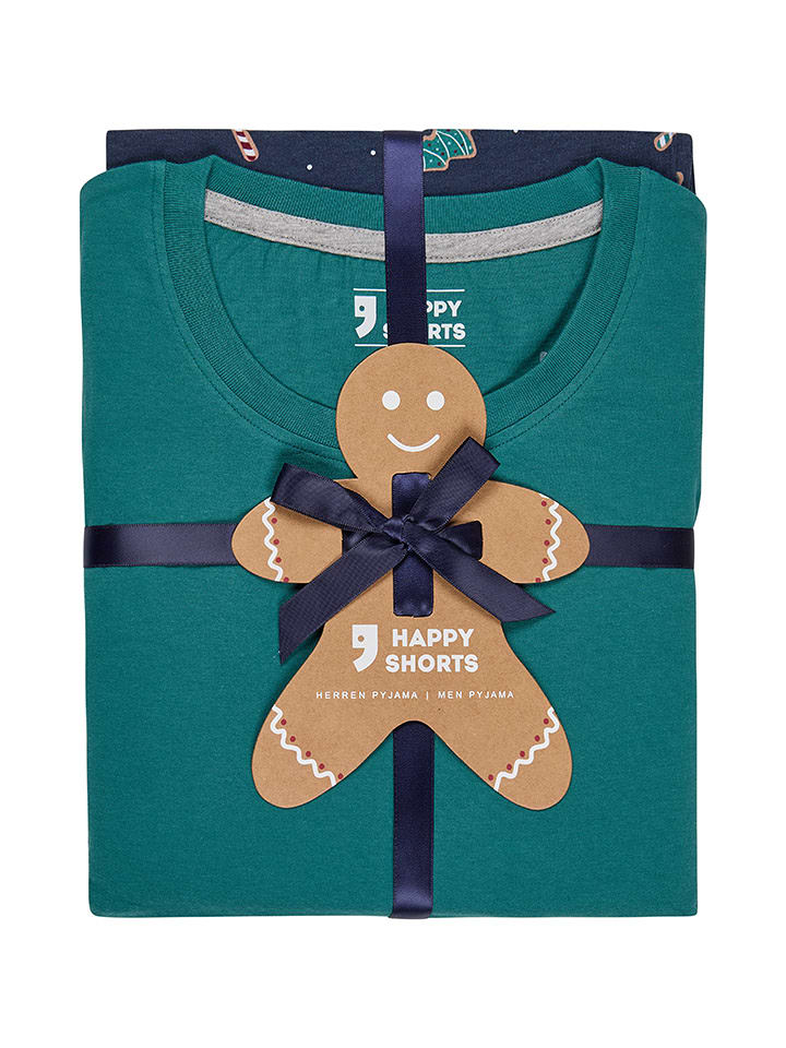 Happy Shorts Piżama w kolorze granatowo-morskim rozmiar: M