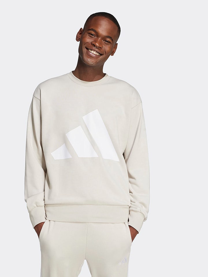 adidas Bluza w kolorze kremowym rozmiar: M