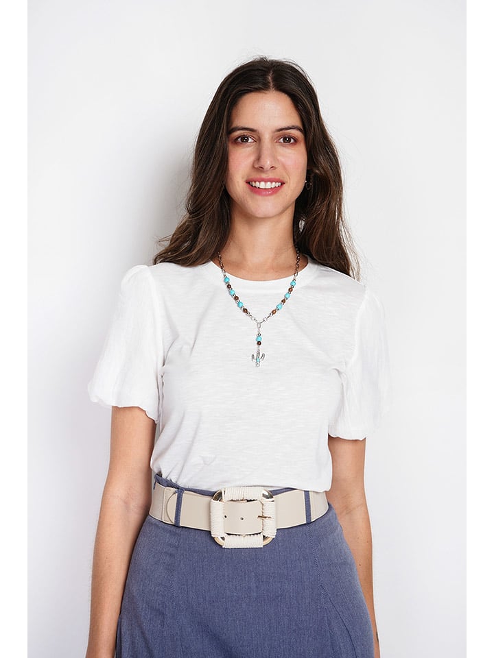 William de Faye Koszulka w kolorze białym rozmiar: 42