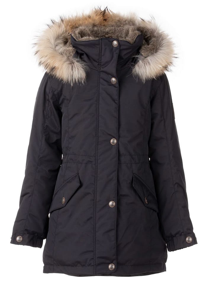 LENNE Parka zimowa "Ester" w kolorze czarnym rozmiar: 158