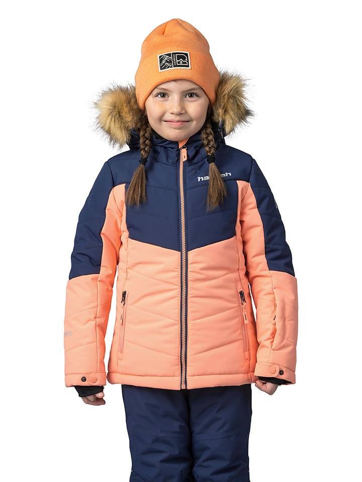 Hannah Kurtka narciarska "Leane" w kolorze jasnoróżowo-granatowym rozmiar: 158/164
