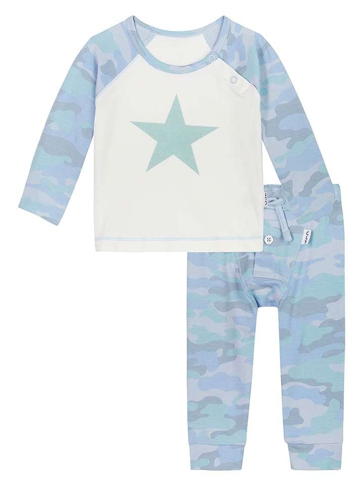 Claesens Piżama w kolorze błękitnym rozmiar: 68/74