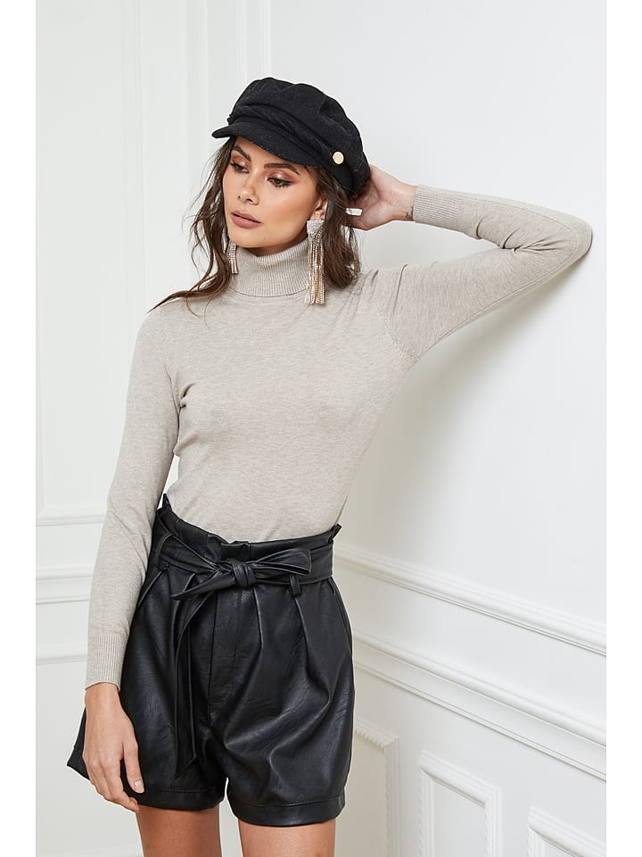 So Cachemire Golf "Empoli" w kolorze beżowym rozmiar: S