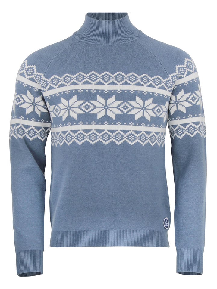 Peak Mountain Sweter "Clyde" w kolorze błękitnym rozmiar: L