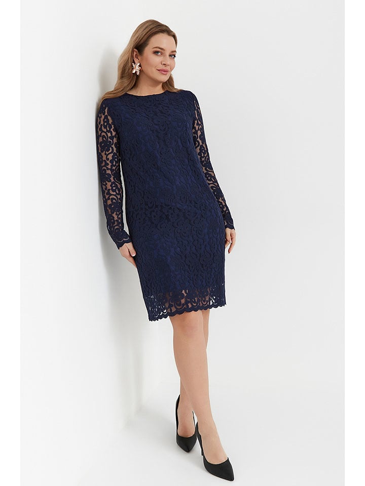 made of emotion Sukienka w kolorze granatowym rozmiar: L