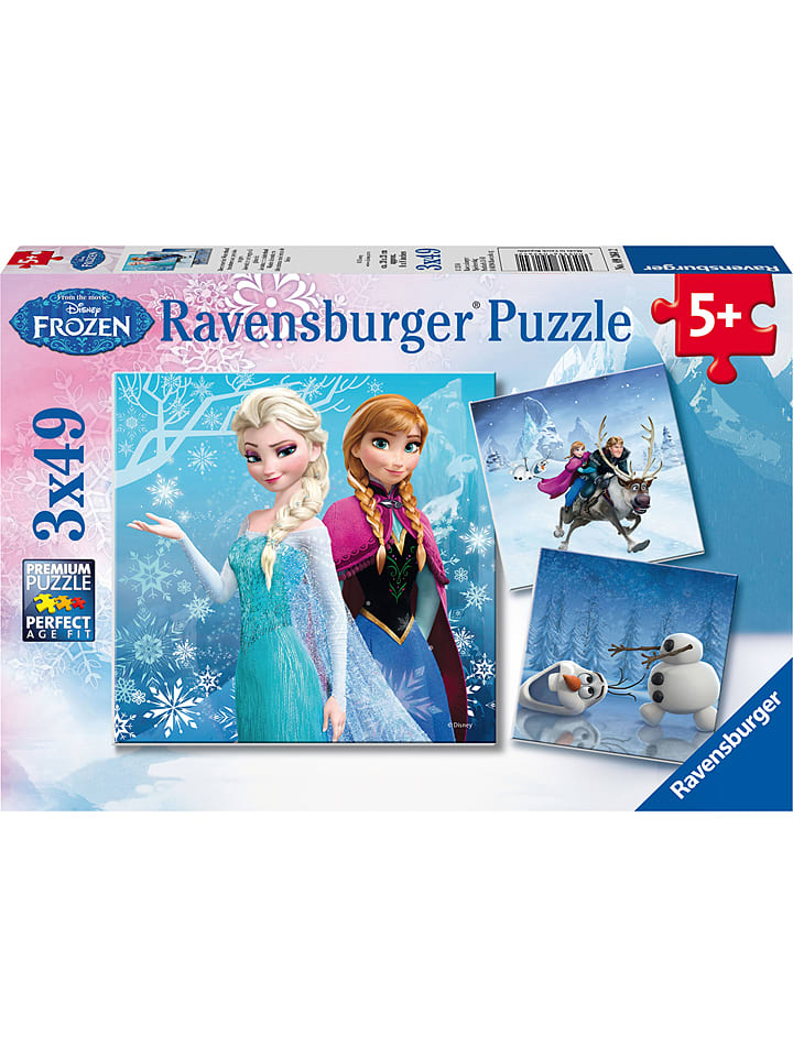 Ravensburger Puzzle (3x 49 szt.) - 5+ rozmiar: onesize