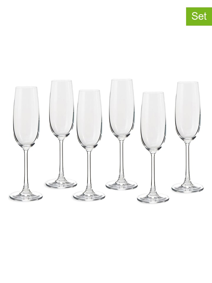 Echtwerk Kieliszki (6 szt.) do szampana - 210 ml rozmiar: onesize