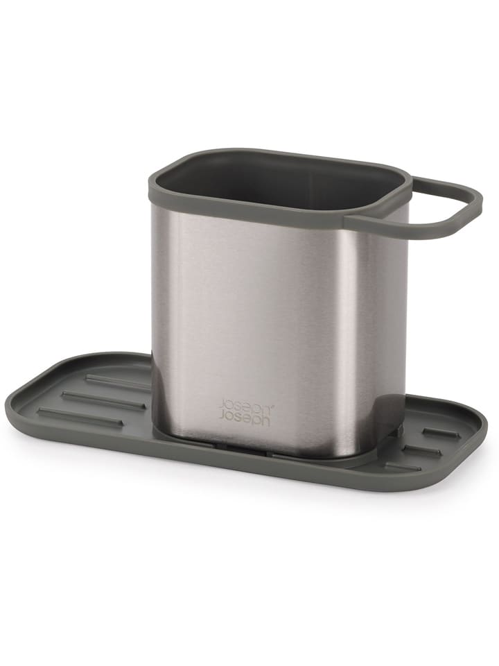 JosephJoseph Organizer w kolorze srebrno-szarym do zlewu - 23 x 13 x 11,3 cm rozmiar: onesize