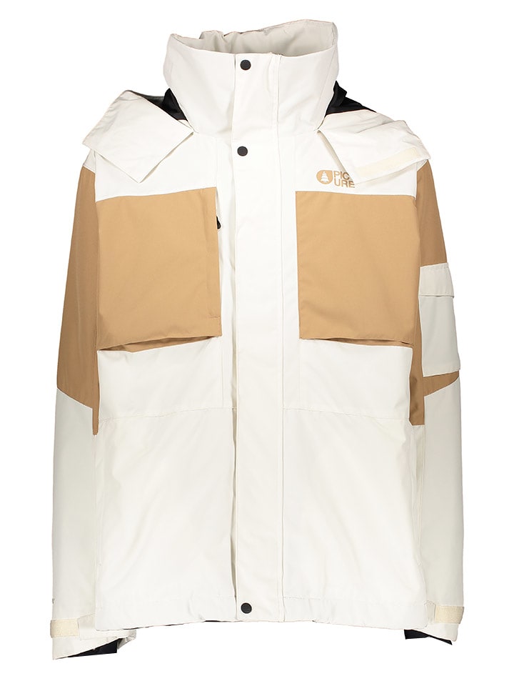 PICTURE Kurtka narciarska "Payma" w kolorze kremowym rozmiar: XL