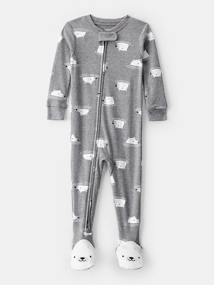 carter's Śpioszki w kolorze szarym rozmiar: 86