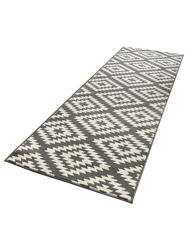 Hanse Home Chodnik "Nordic" w kolorze szarym rozmiar: 80x400 cm