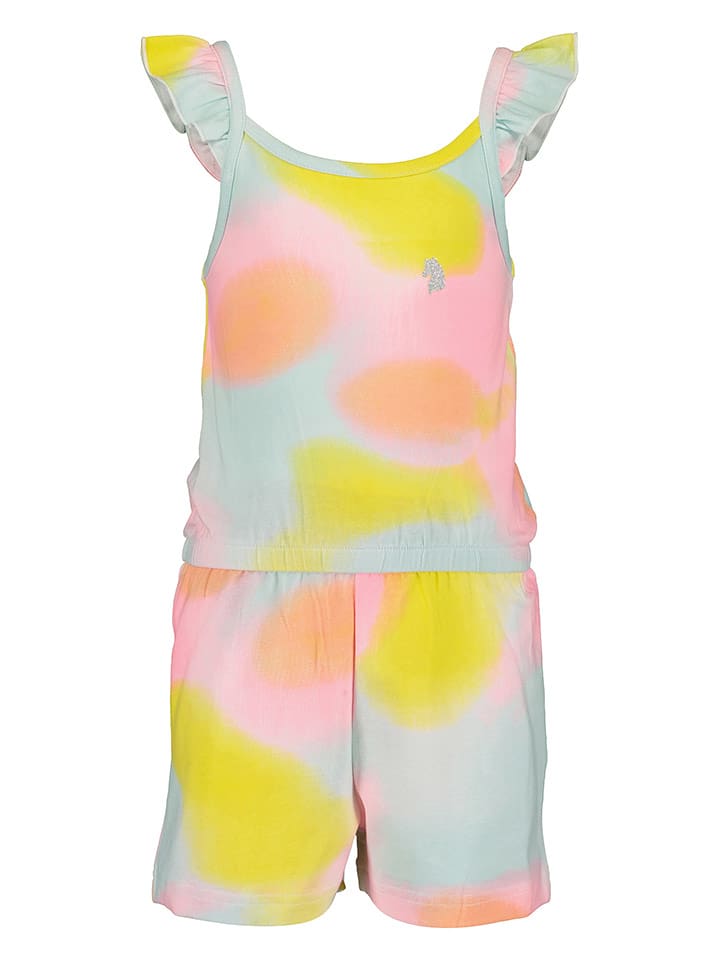 Blue Seven Kombinezon w kolorze turkusowym ze wzorem rozmiar: 92