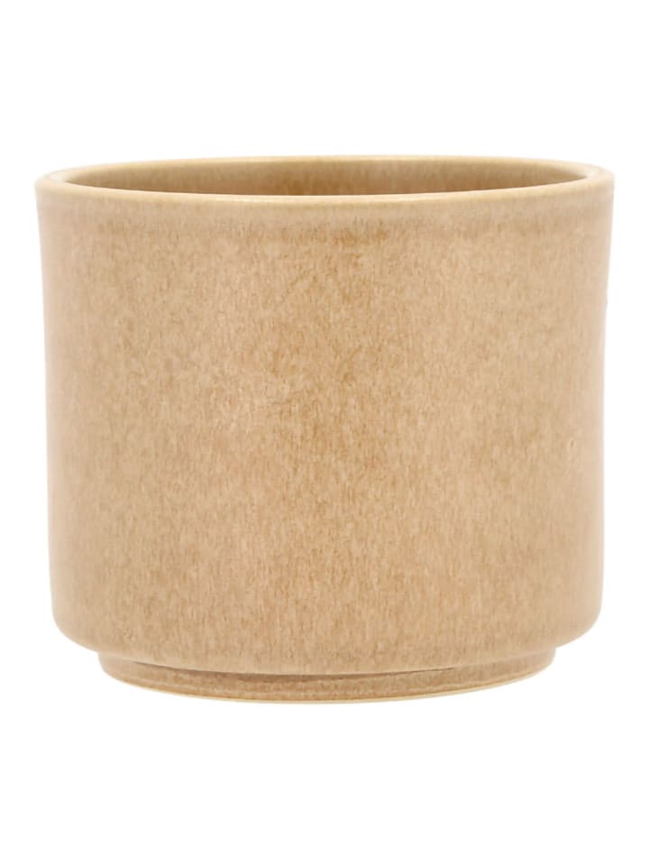 Villa Collection Doniczka w kolorze beżowym - wys. 13 x Ø 11 cm rozmiar: onesize
