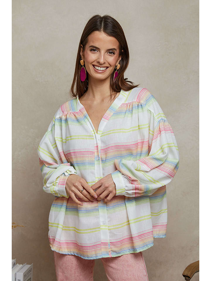 Plume Bluzka "Phoenix" w kolorze białym rozmiar: M