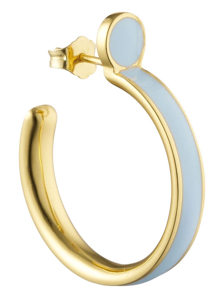 Design Letters Pozłacane kolczyki-kreole "Rainbow" rozmiar: onesize