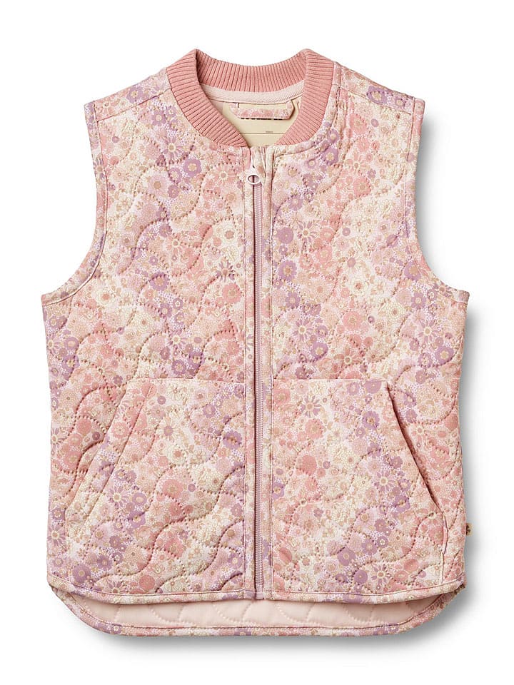 Wheat Kamizelka pikowana "Gilet" w kolorze jasnoróżowym rozmiar: 98