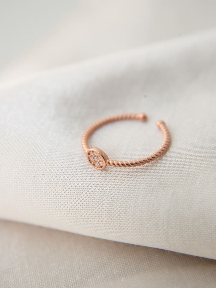 Lodie Silver Srebrny pierścionek z cyrkoniami rozmiar: onesize