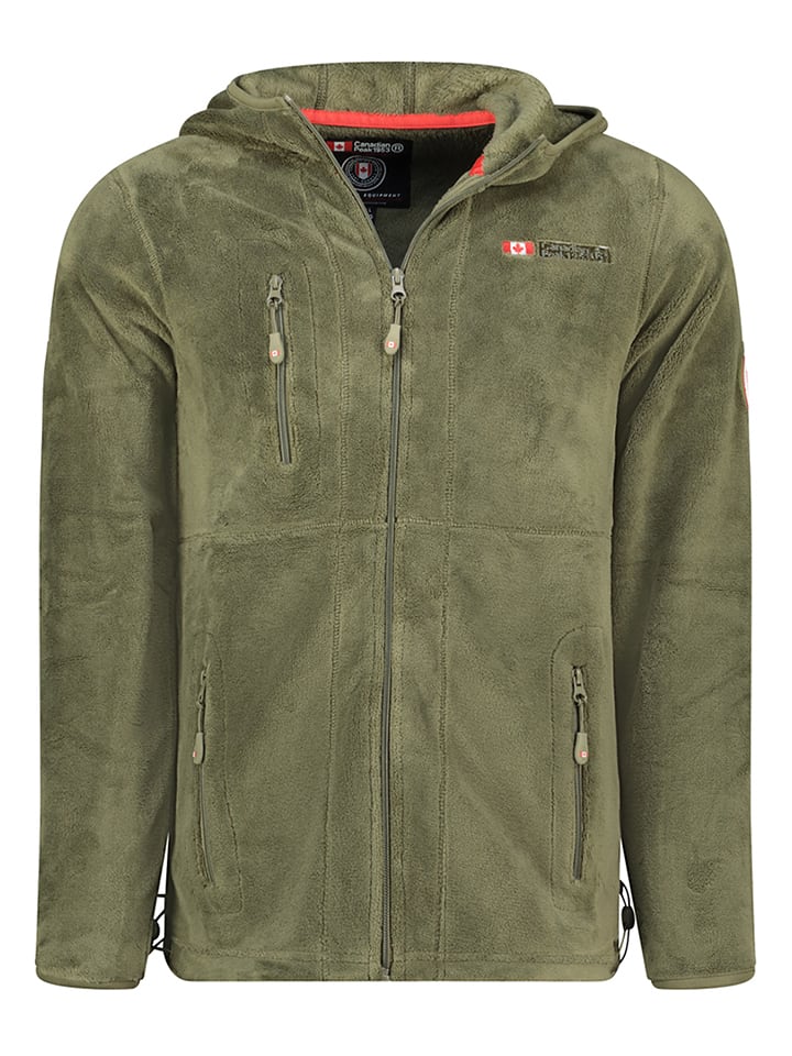 Canadian Peak Kurtka polarowa "Uploadeak" w kolorze oliwkowym rozmiar: 3XL