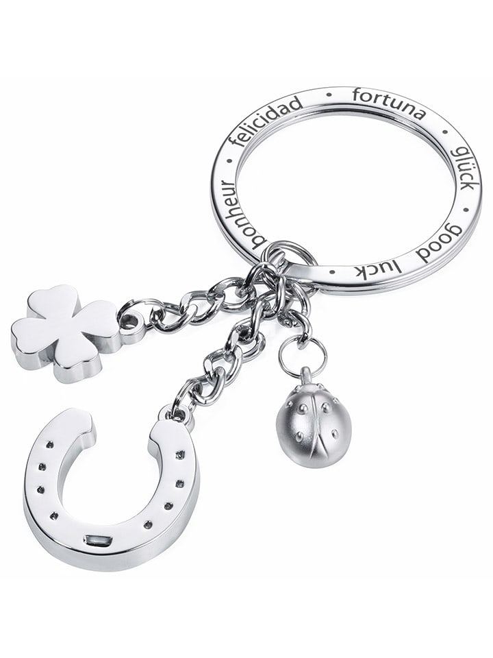 Troika Brelok "Luck" w kolorze srebrnym do kluczy rozmiar: onesize