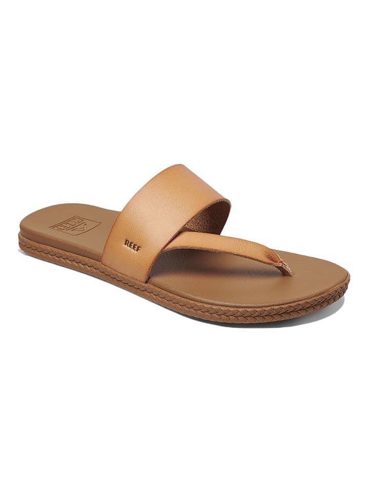 Reef Japonki w kolorze jasnobrązowym rozmiar: 40