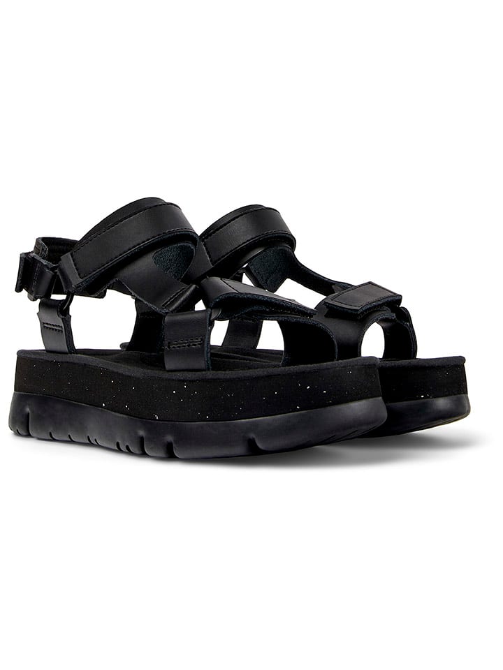 Camper Skórzane sandały w kolorze czarnym rozmiar: 40