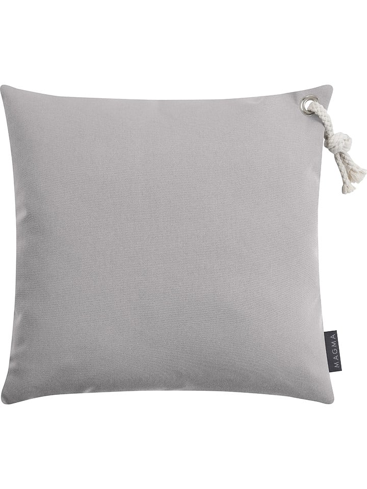 Magma Heimtex Poszewka outdoorowa "Kos" w kolorze szarym na poduszkę - 40 x 40 cm rozmiar: onesize