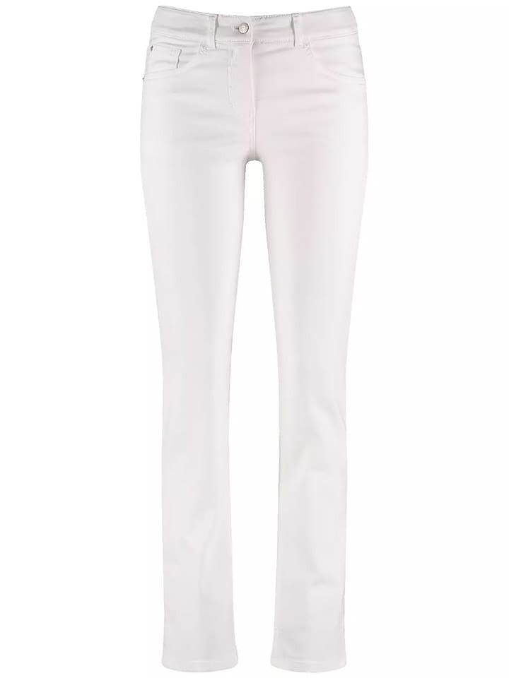 Gerry Weber Dżinsy - Slim fit - w kolorze białym rozmiar: 44