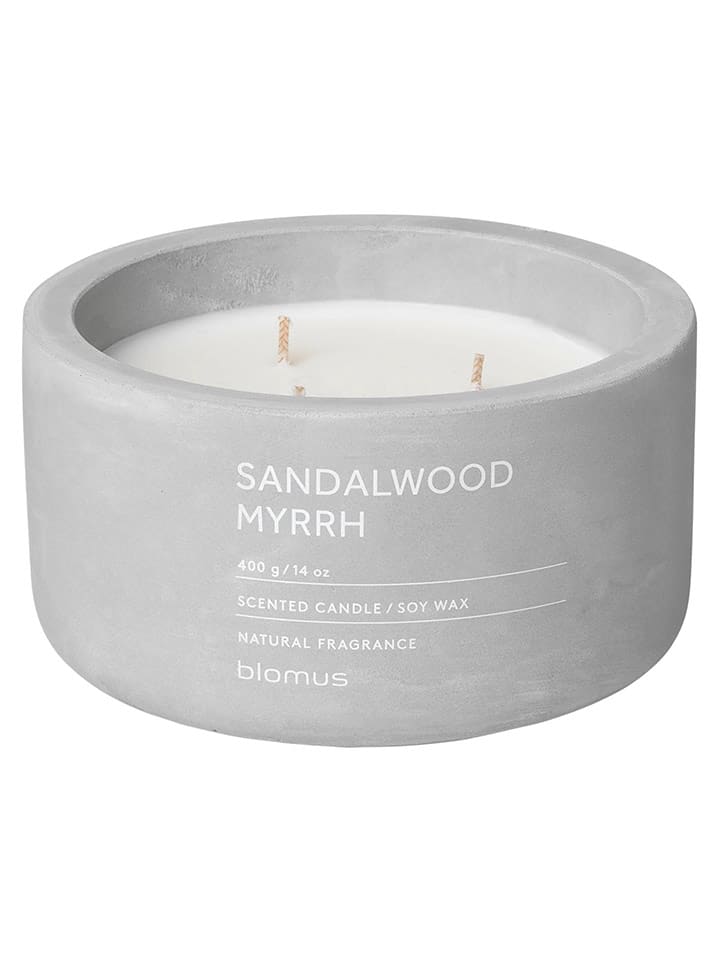 Blomus Świeca zapachowa "Fraga" w kolorze szarym - 400 g rozmiar: onesize