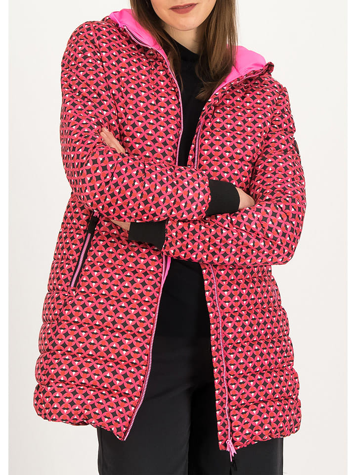 Blutsgeschwister Płaszcz przejściowy w kolorze różowo-czarnym rozmiar: M