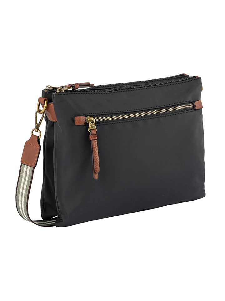 Camel Active Torebka "Bari" w kolorze czarnym - 33 x 25 x 6 cm rozmiar: onesize