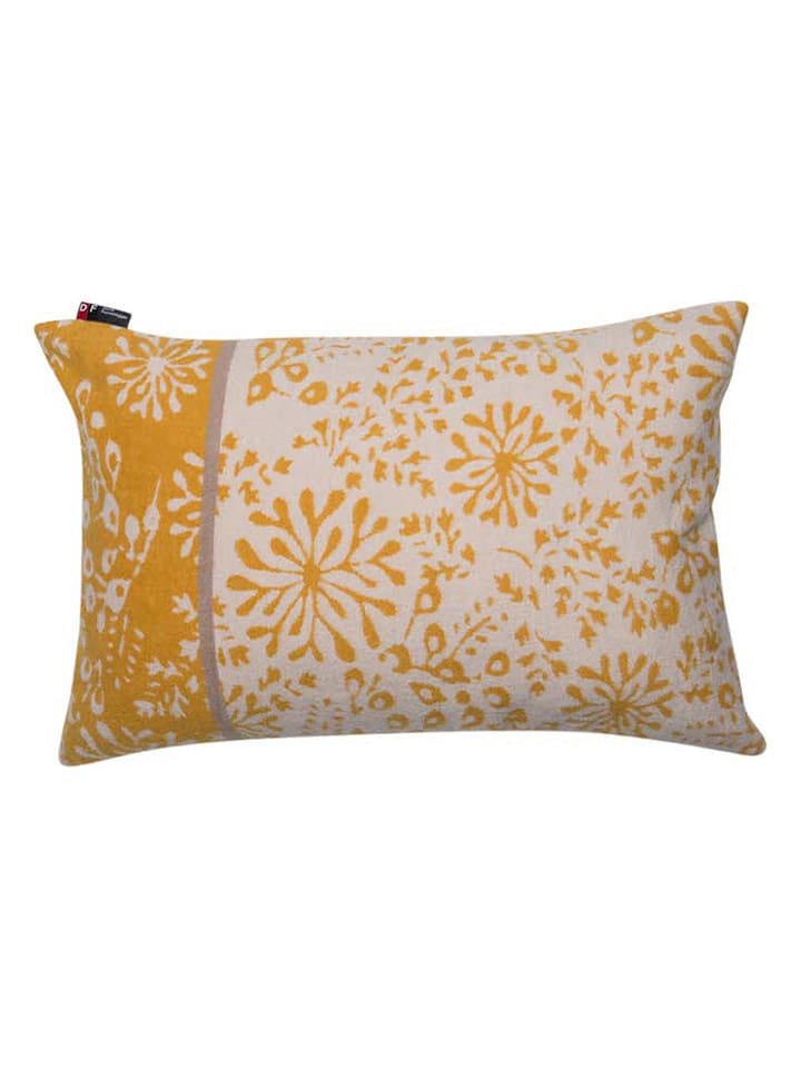 David Fussenegger Poszewka "Jade - Floral" w kolorze musztardowym na poduszkę rozmiar: 60x40 cm