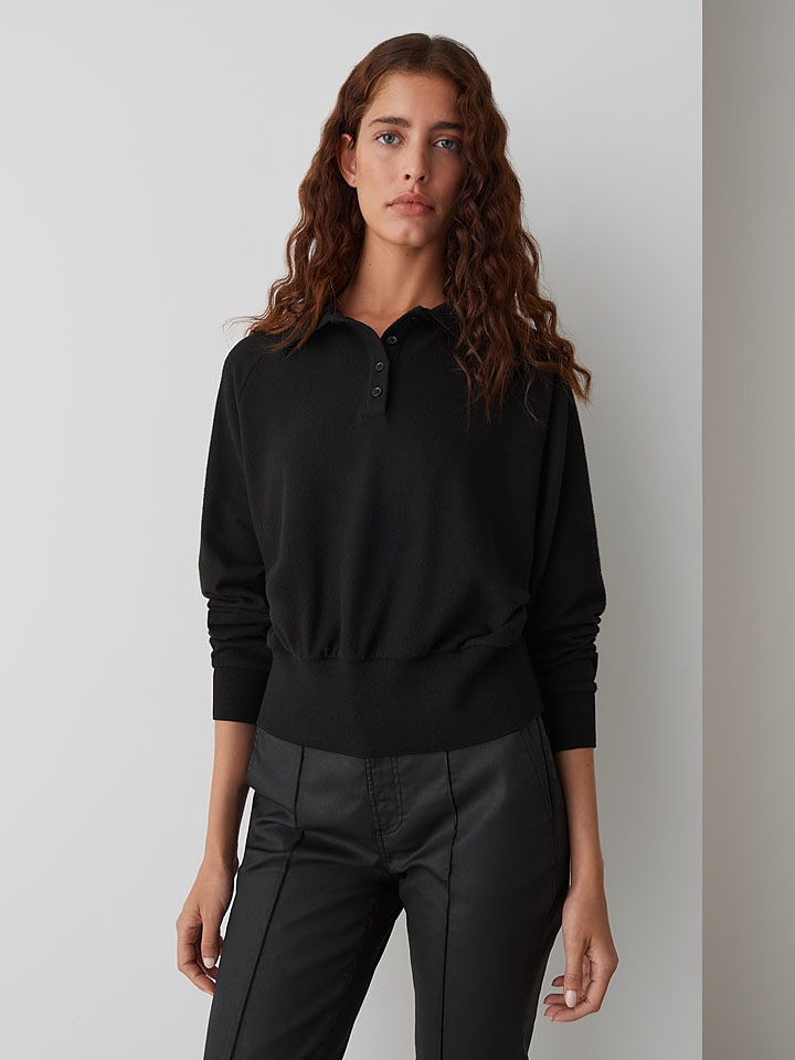 OPUS Bluzka "Geigi" w kolorze czarnym rozmiar: 42