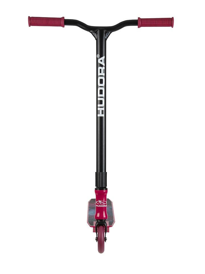 Hudora Hulajnoga "Stunt XQ-13" w kolorze czarno-czerwonym - 8+ rozmiar: onesize