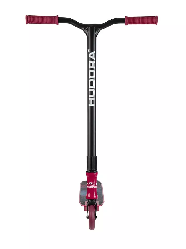 Hudora Hulajnoga "Stunt XQ-13" w kolorze czarno-czerwonym - 8+ rozmiar: onesize