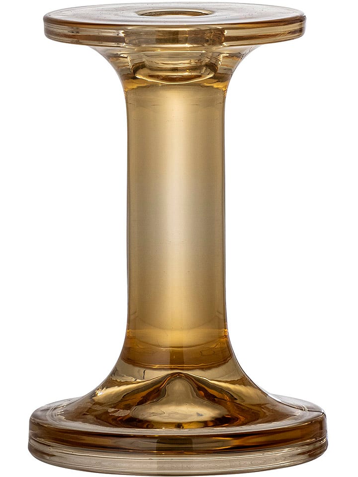 Bloomingville Świecznik "Jamey" w kolorze brązowym - wys. 13,5 x Ø 9 cm rozmiar: onesize