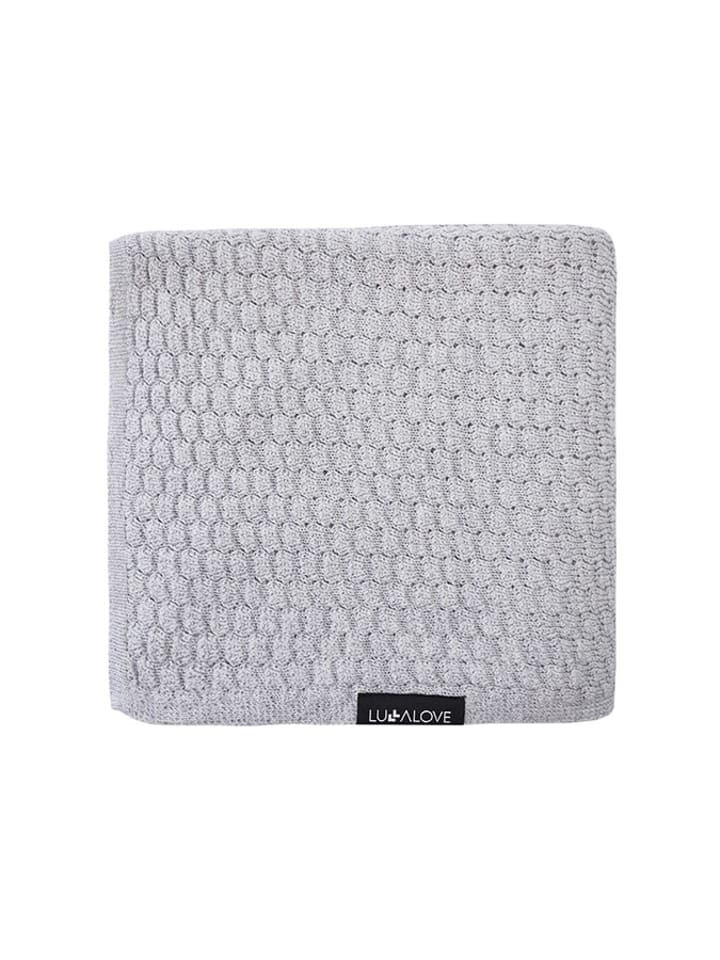 Lullalove Kocyk w kolorze szarym rozmiar: 90x100 cm