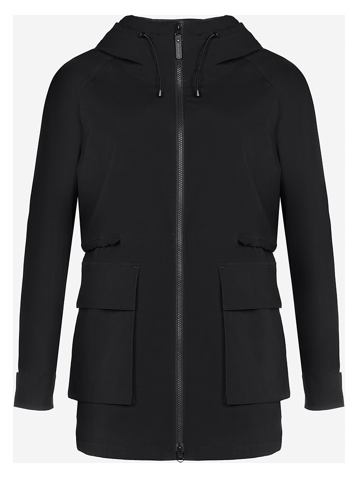 elkline Płaszcz przeciwdeszczowy "Aarhus" w kolorze czarnym rozmiar: 44