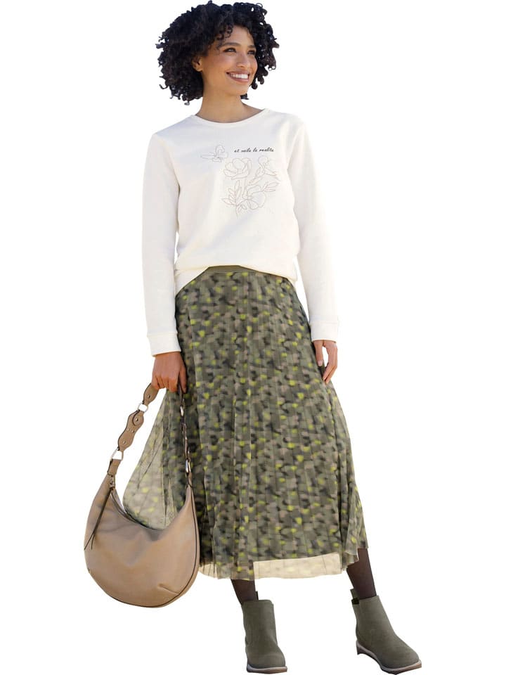 Heine Bluza w kolorze kremowym rozmiar: 48