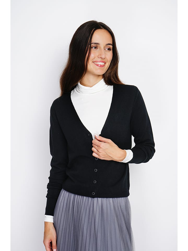 ASSUILI Kardigan w kolorze czarnym rozmiar: 40
