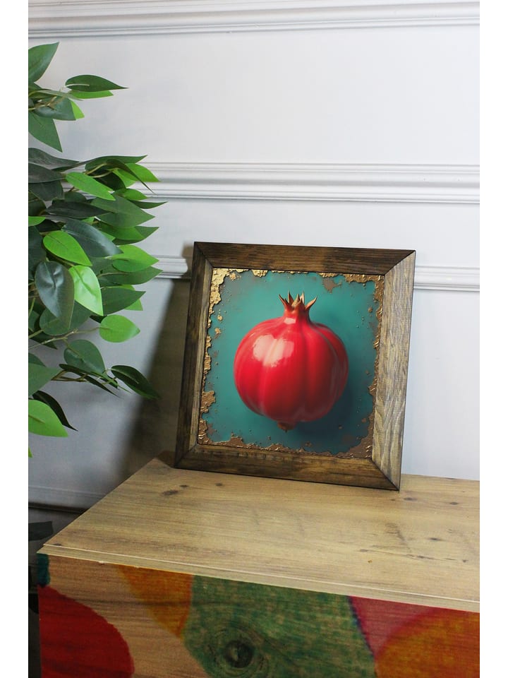 Wallity Druk artystyczny na kamieniu w ramce - 15,5 x 15,5 cm rozmiar: onesize