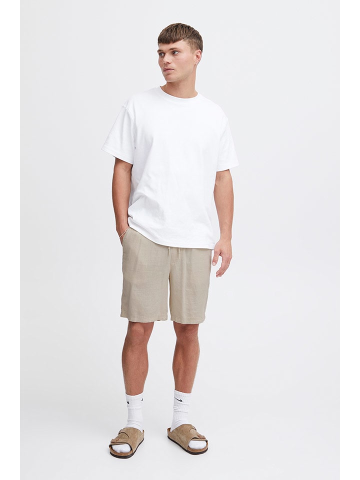 !SOLID Szorty "Aurelius" w kolorze beżowym rozmiar: M