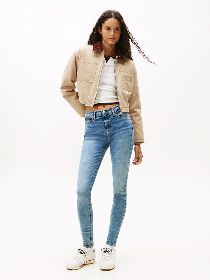 TOMMY JEANS Dżinsy - Skinny fit - w kolorze niebieskim rozmiar: W32/L32