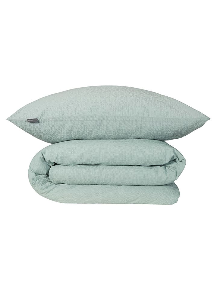 Schiesser Komplet pościeli "Laura" w kolorze morskim z kory rozmiar: 135x200 cm