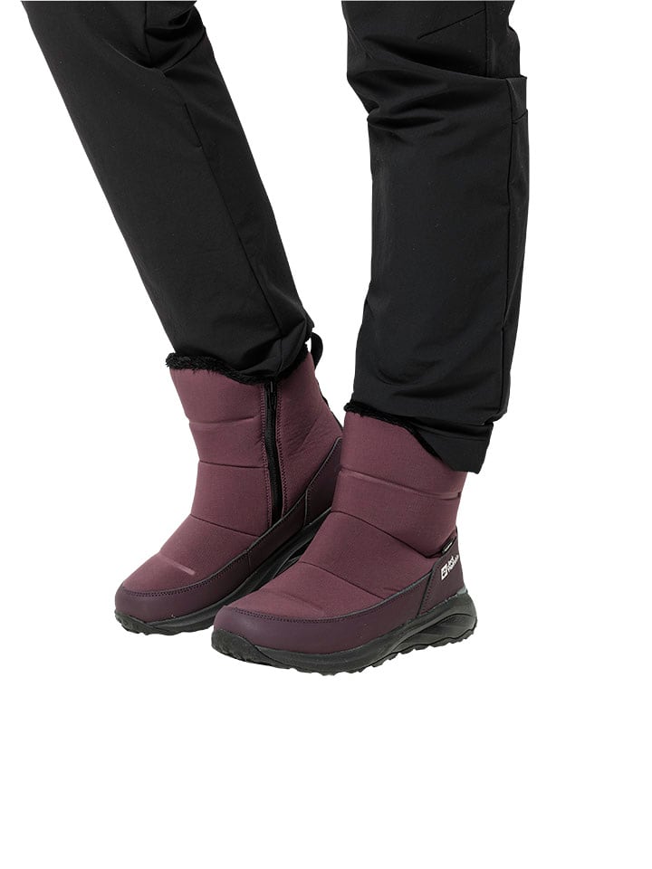 Jack Wolfskin Botki zimowe "Dromoventure Texapore" w kolorze bordowym rozmiar: 37