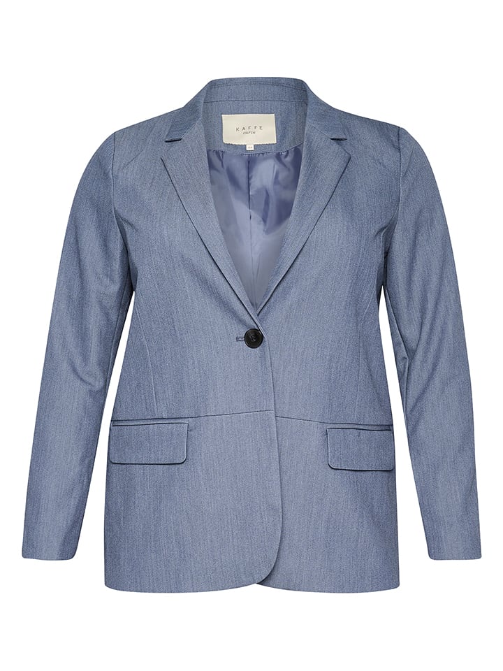 KAFFE curve Blezer w kolorze niebieskim rozmiar: 42