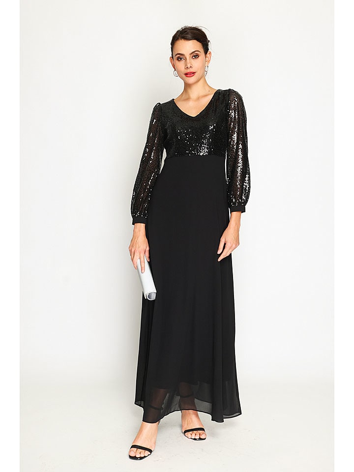 ASSUILI Sukienka w kolorze czarnym rozmiar: 36